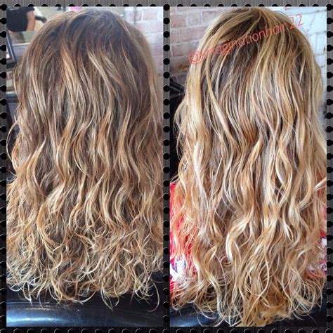 Balayage Curly Hair Blonde Fashionblog