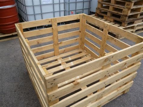 68cm High Wooden Crate Fully Assembled