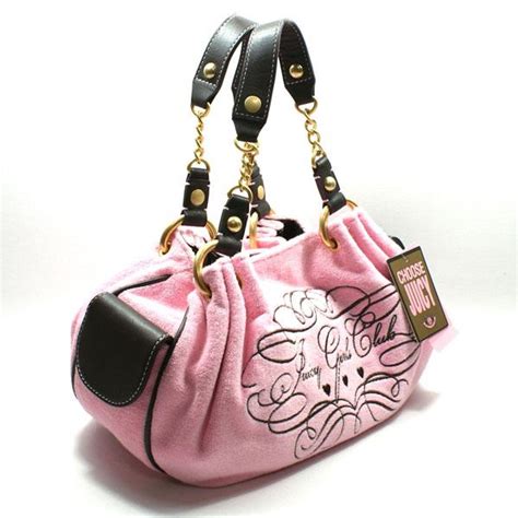 Juicy Couture Pink Baby Fluffy Terry Bag Yhru1116 Juicy Couture Yhru1116