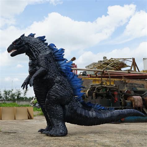 Godzilla Costume Kaiju Suit To Your Door Etsy