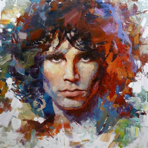 Celebrity Pop Art By Vadim Dolgov Jim Morrison Musician Art Pop
