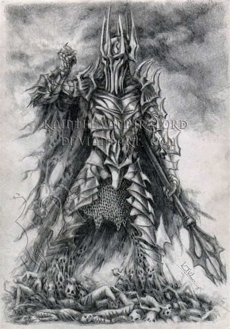 Arer we did samples and rests on film, the approach chosen was to represent the actors by their porvait, and the rest of the erew by images selected from the huge numbers of drawings and designs by myself and john howe. Sauron - Books Male Characters Fan Art (30342988) - Fanpop