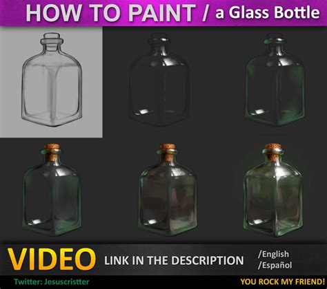 How To Paint Glass Tutorial By Jesusaconde On Deviantart Bottle