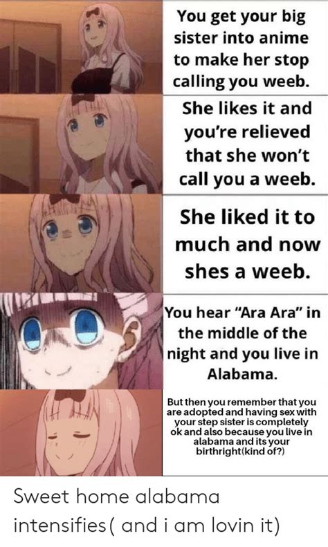 You Get Your Big Sister Into Anime To Make Her Stop Calling You Weeb