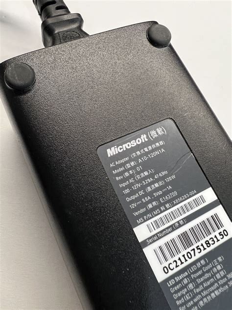 Genuine Microsoft Xbox 360 Slim Power Supply Brick A10 120n1a Used