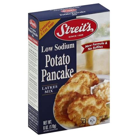 Mix mashed potatoes, egg, flour, salt, pepper, garlic, and any optional ingredients, into mashed potatoes. Streit's Potato Pancake Mix Low Sodium (6 oz) - Instacart
