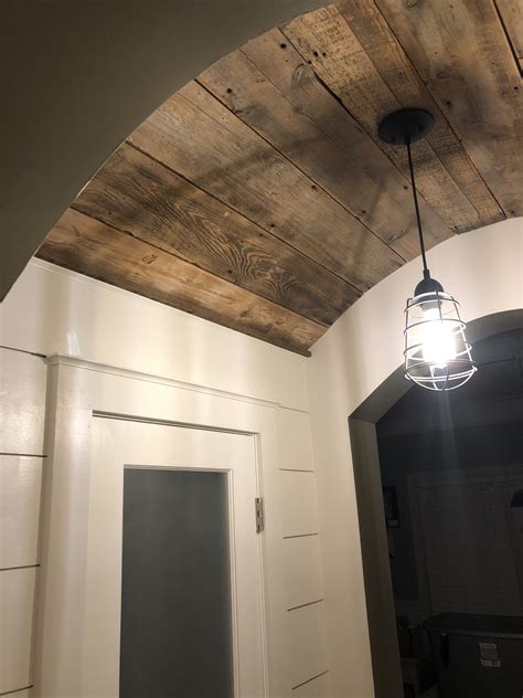 Barnwood Barrel Ceiling Barrel Vault Ceiling Barrel Ceiling Cottage