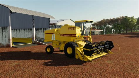 New Holland 8055 Cutters V10 Combine Farming Simulator 2022 19 Mod