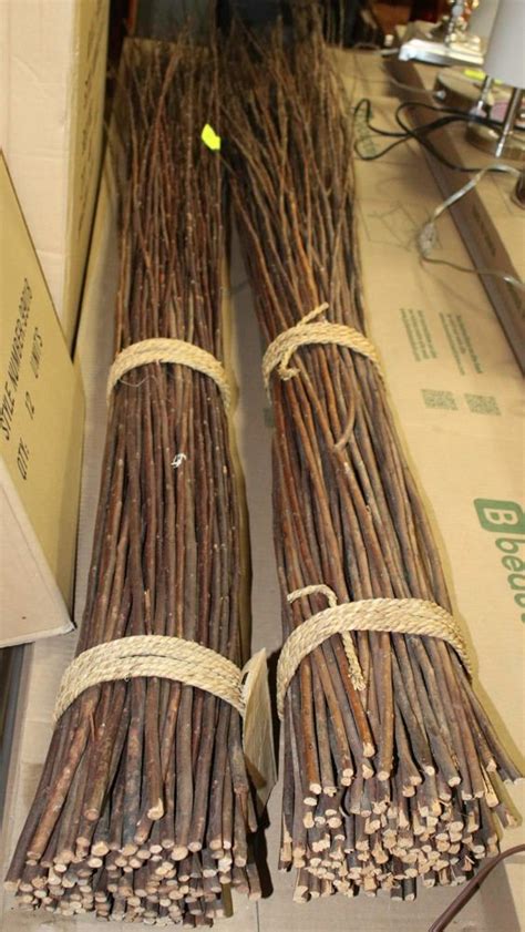 Showhome Two Bundles Of Decorative Sticks