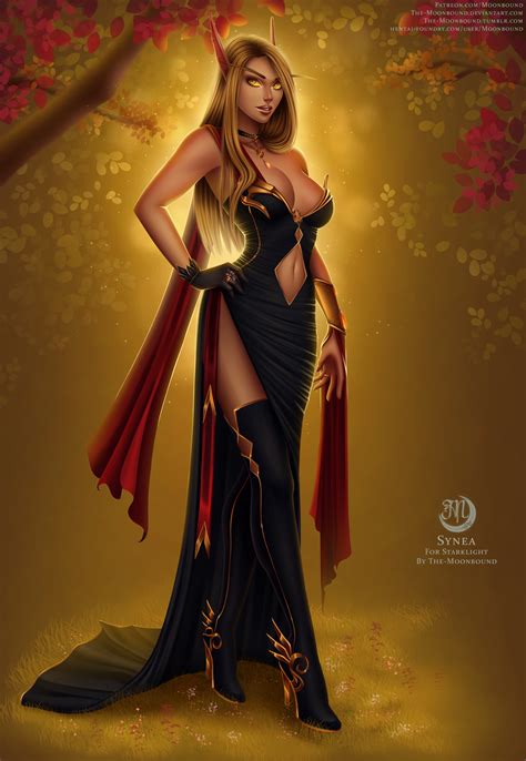 C Synea By The Moonbound On Deviantart Fantasy Art Women Warcraft Art Elf Art