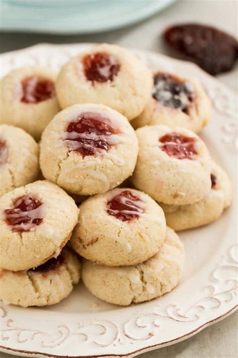 Shortbread Thumbprint Cookies Life Made Sweeter
