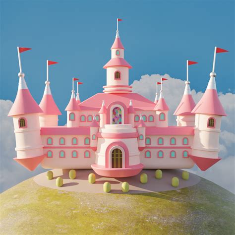 Artstation The Pink Castle