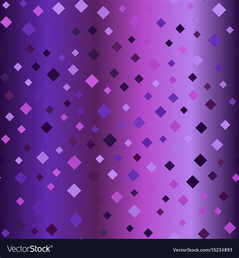 Glowing Purple Diamond Background Seamless Vector Image