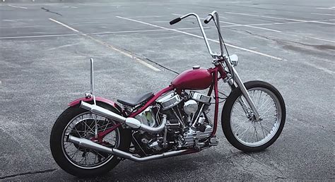 Custom Harley Davidson Panhead Chopper Is All Garage Work
