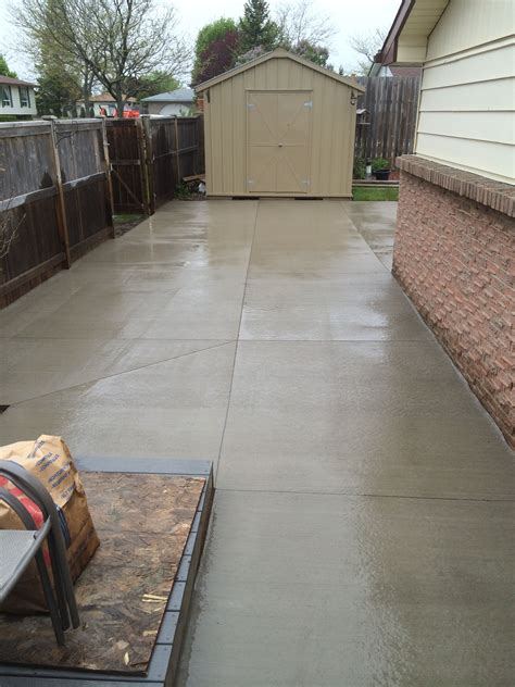The timeless beauty of natural stone can really work wonders for the aesthetics of your london, on, home. Brush Finished Concrete Patio in London Ontario | Concrete ...