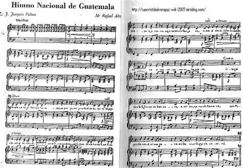 Himno Nacional De Guatemala Mundo Choc Cac