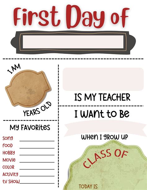 Free Printable Back To School Signs For Photos