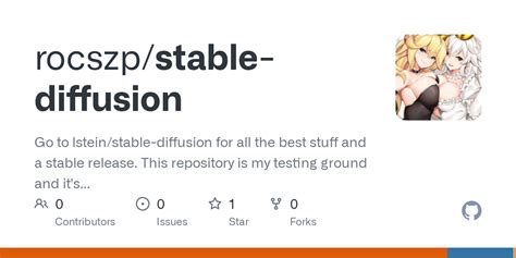 Github Rocszp Stable Diffusion Go To Lstein Stable Diffusion For All