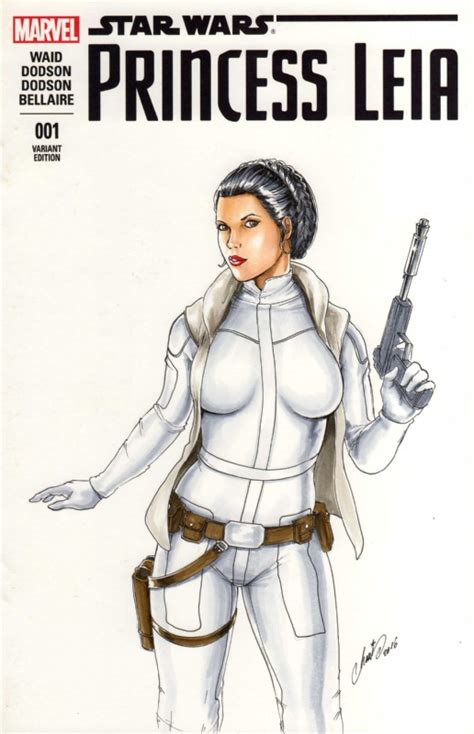 Star Wars Marvels Princess Leia 1 Cover Sketch Leia By Hm1 In