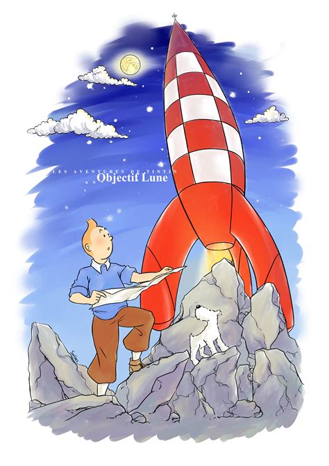 Tintin Objectif Lune By Esgros On Deviantart