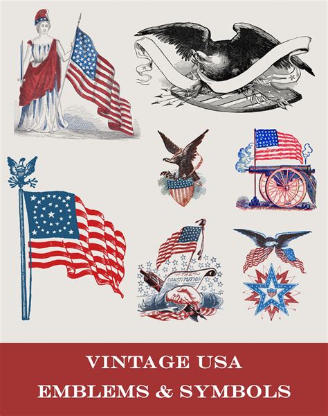 Vintage American Symbols Free Stock Photo Public Domain Pictures