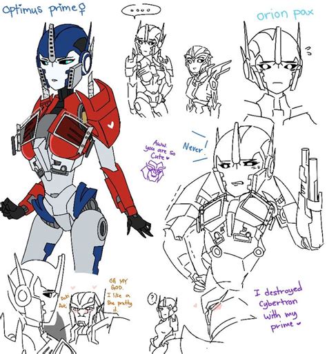 Transformers Female Optimus Prime X Megatron
