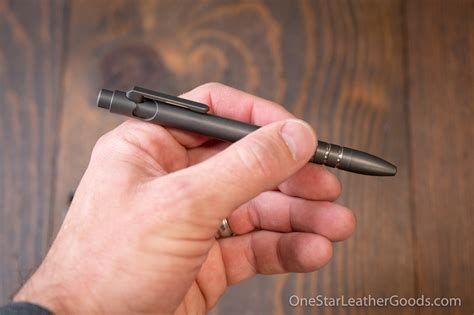 Pen Add On Tiscribe Go Full Size Titanium Edc Pen Bolt Action Pen