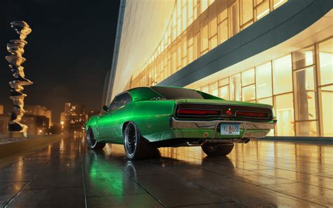 3840x2400 Dodge Charger 1969 Rt Rear 4k Hd 4k Wallpapersimages
