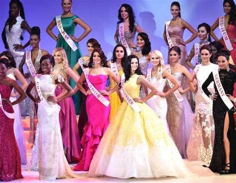 Contestants From 2014 Miss World Winner And Other Contestants E News