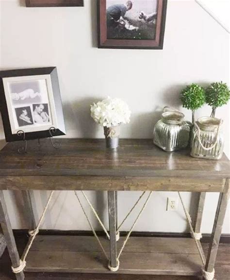 Diy Build Your Own Entry Table My Home Decor Guide Entry Table