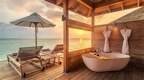 Romantic Ocean Villa Hurawalhi Maldives Resort Villas Maldives