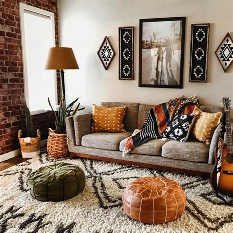 Create An Aesthetic Living Room With A Bohemian Interior Style Homesfornh