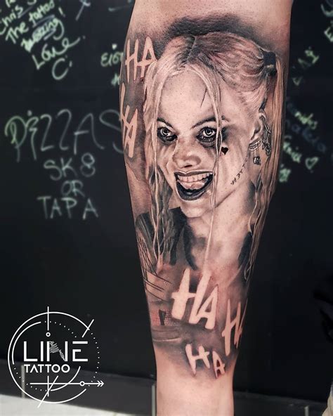 Harley Quinn Tattoos For Comic Lovers In Page Of Small
