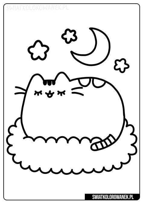 Kolorowanki Pusheen Darmowe Kolorowanki Do Druku