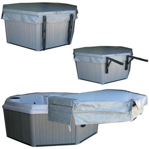 It does not need much clearance space to store but 6 to 8 since it will rest upright. The Spa Cover Basix-Roller (Cover Roller) | Hot tub cover, Spa, Cover