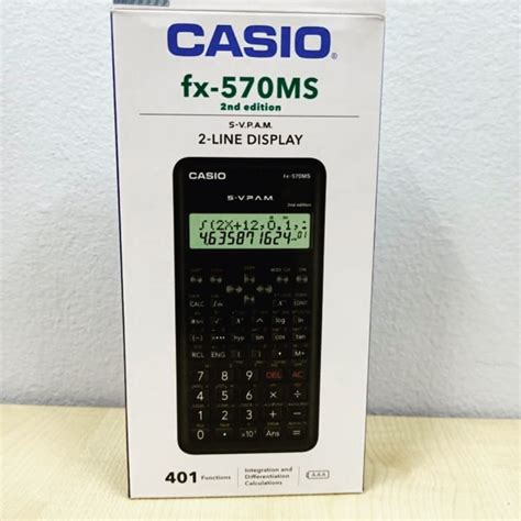 Calculator will generate a step by step expalnation for each operation. Scientific calculator Casio fx 570 Ms | Shopee Malaysia