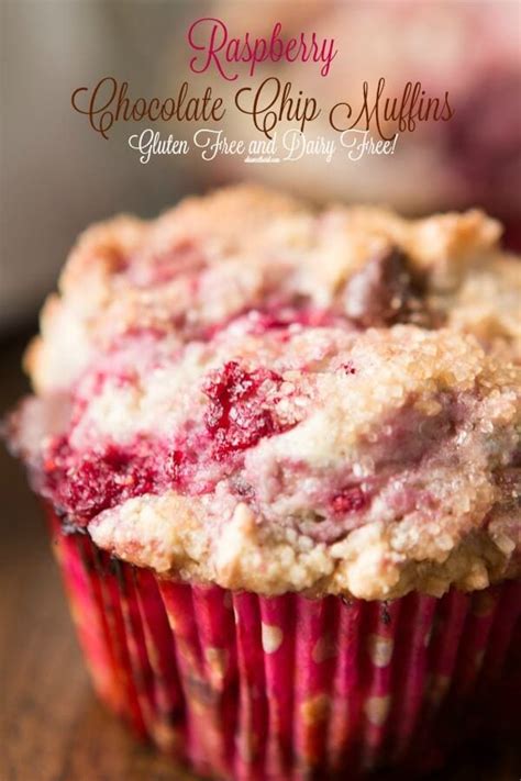 These gluten free, dairy free muffins are perfect for spring break, easter or mother's day brunch. Gluten Free Dairy Free Raspberry Chocolate Chip Muffins ...