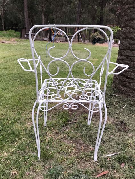 Vintage Wrought Iron Garden Chairs 3630a Fossil Vintage Australia