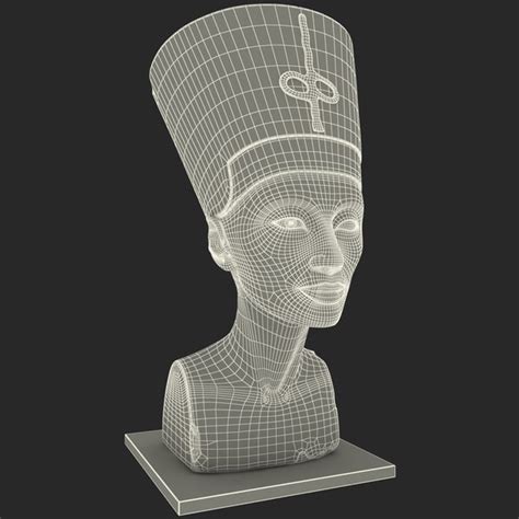 Egyptian Nefertiti Bust 3d Model