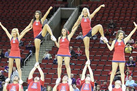 Arizona Cheerleaders PAC 12 Tournament MIKE Flickr