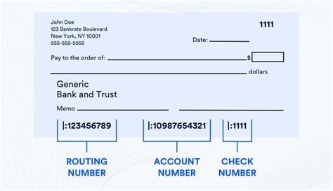 Where Is The Account Number On A Check Bankrate