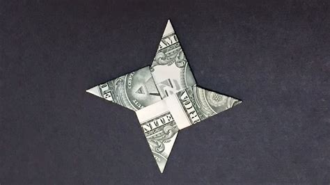 Dollar Bill Origami Ninjya Star How To Fold Ninjya Star Out Of Money