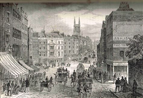 Holborn Valley And Snow Hill Before The Construction Of The Viaduct