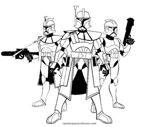 Clone Coloring Wars Pages Trooper Star Drawing Delta Squad Printable