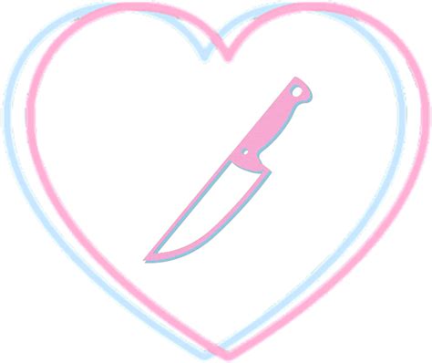 Pastel Goth Heart Aesthetic Png