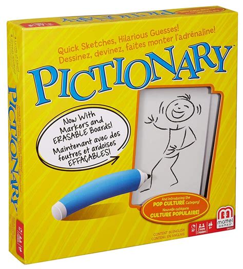 Mattel Pictionary The Classic Quick Draw Game Baby E Toys