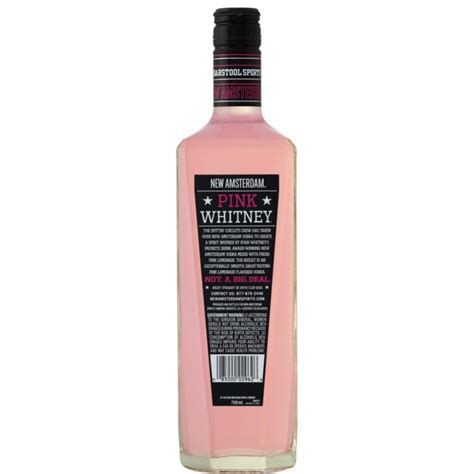 New Amsterdam Pink Whitney Pink Lemonade Flavored Vodka 1l Elma Wine