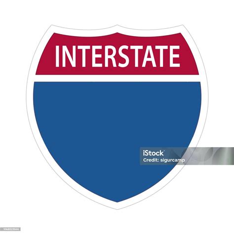 Interstate Highway Signs Stock Illustration Download Image Now