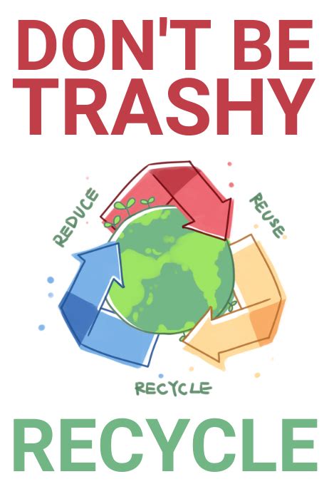Recycle Poster Template Postermywall