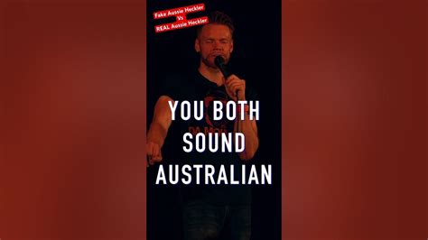 Fake Aussie Heckler Gets Called Out By Real Aussie Heckler 🇦🇺 Reels Fyp Australia Standup